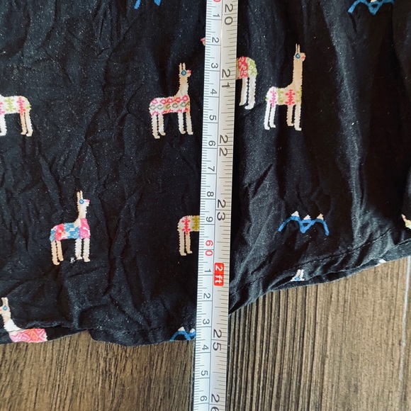 Anthropologie Maeve Llama Moonflower Henley 0 - Picture 6 of 12